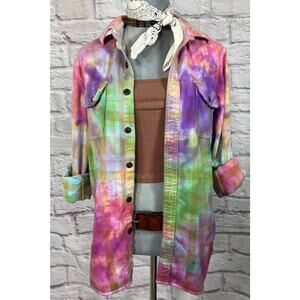 Reworked/upcycled flannel shirt